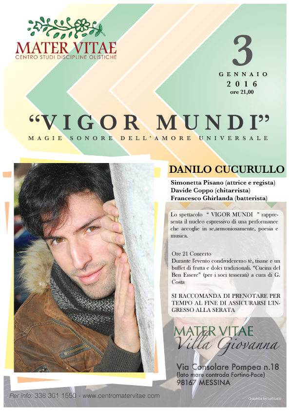 Danilo Cucurullo - Vigor Mundi a Mater Vitae